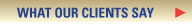 What our clients say